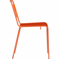 Lucinda orange stacking chair