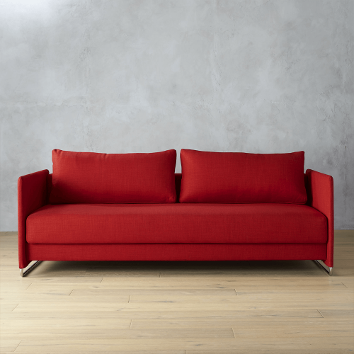 Tandom red sleeper sofa