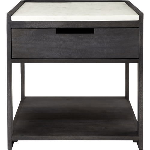 Tux marble top nightstand