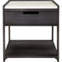 Tux marble top nightstand