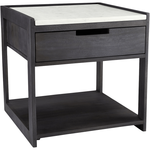 Tux marble top nightstand