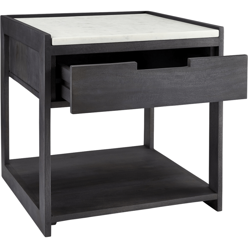 Tux marble top nightstand