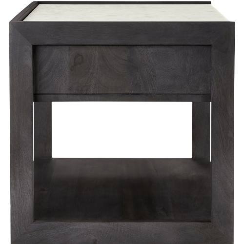 Tux marble top nightstand
