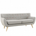 Mid-Century modern tufted