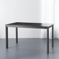 Core black extension dining table