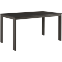 Core black extension dining table