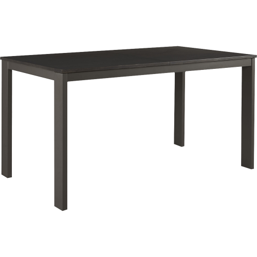 Core black extension dining table