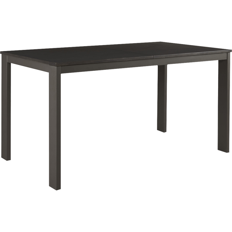 Core black extension dining table