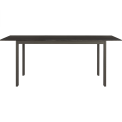 Core black extension dining table