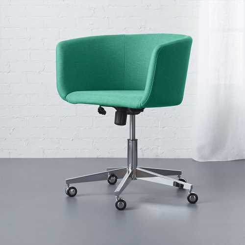 Coup teal office chair