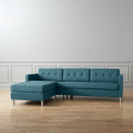 Ditto II peacock sectional sofa